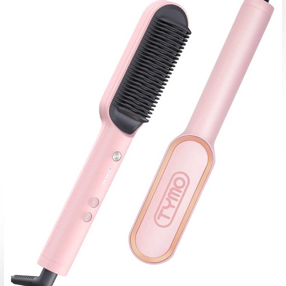 Hair straightening comb